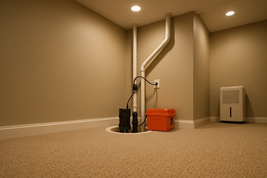 Sump Pump Installation in Yardley