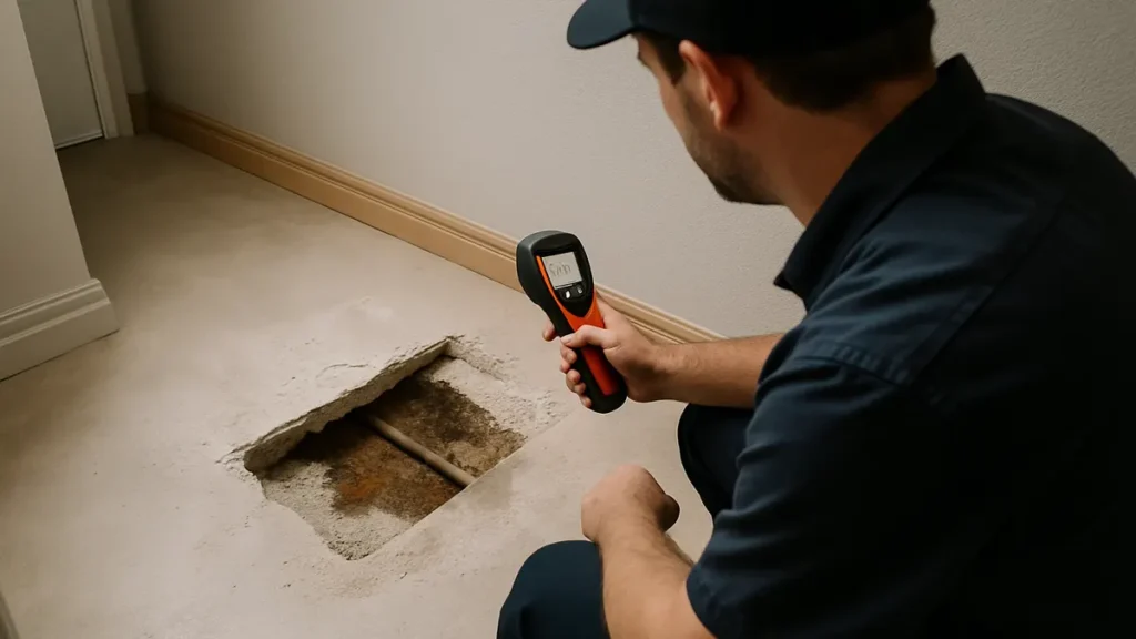 Slab Leak: Signs, Causes and Repair Options