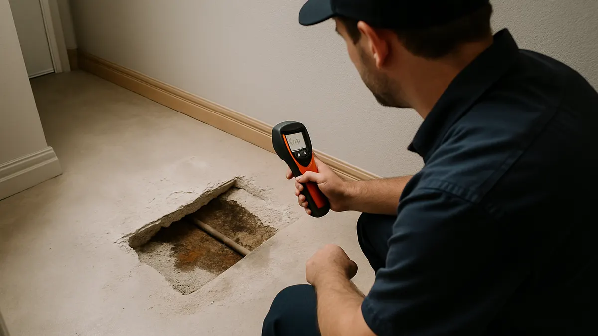 Slab Leak: Signs, Causes and Repair Options
